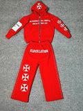 Red Heavyweight Tracksuit